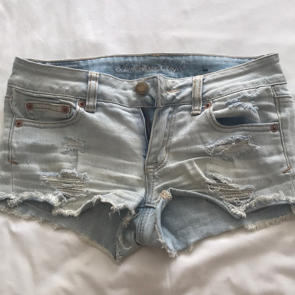 American eagle denim shorts